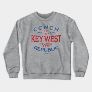 Key West, Florida, Conch Republic Crewneck Sweatshirt